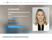Tablet Screenshot of dr-rossarie.com
